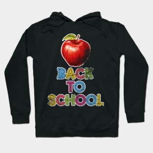 Back To School Apple For Teacher Hoodie